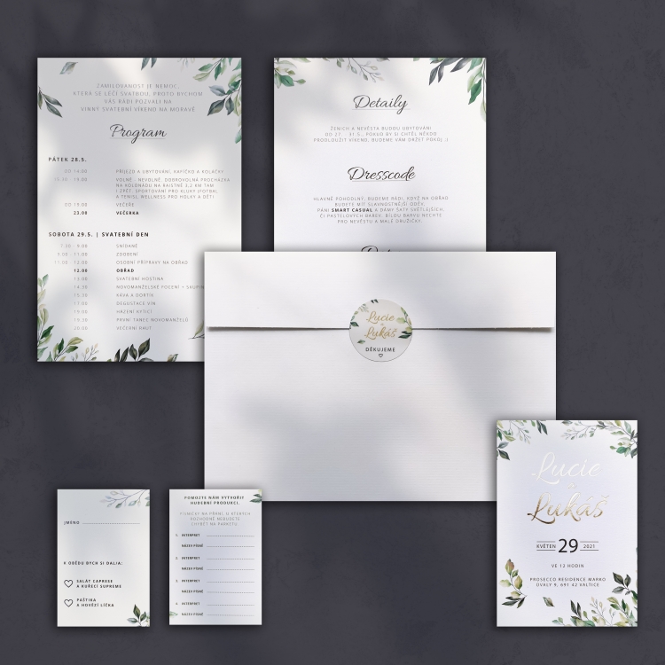 WEDDING ANNOUNCEMENT DESIGN 